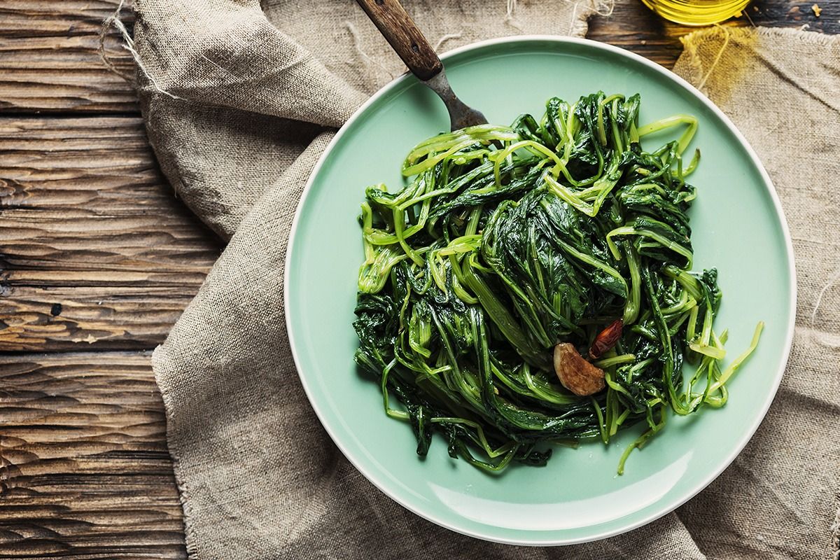 puntarelle cotte: un contorno sano 