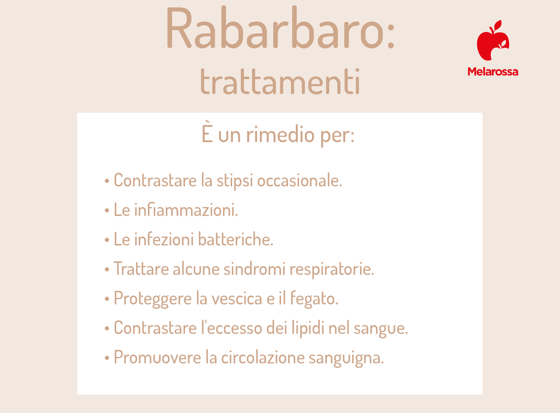 rabarbaro: trattamenti