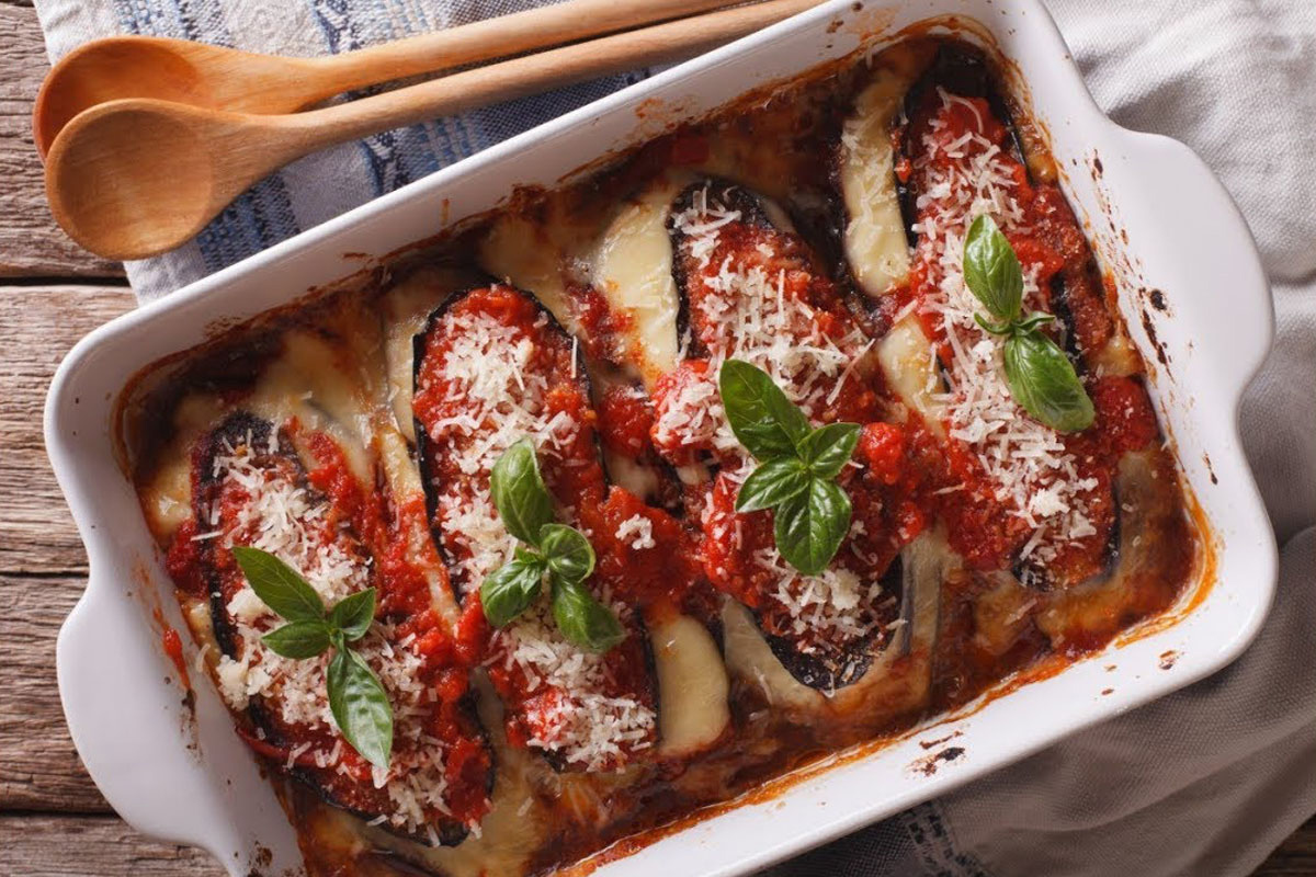 Ricette con la mozzarella: melanzane alla parmigiana light