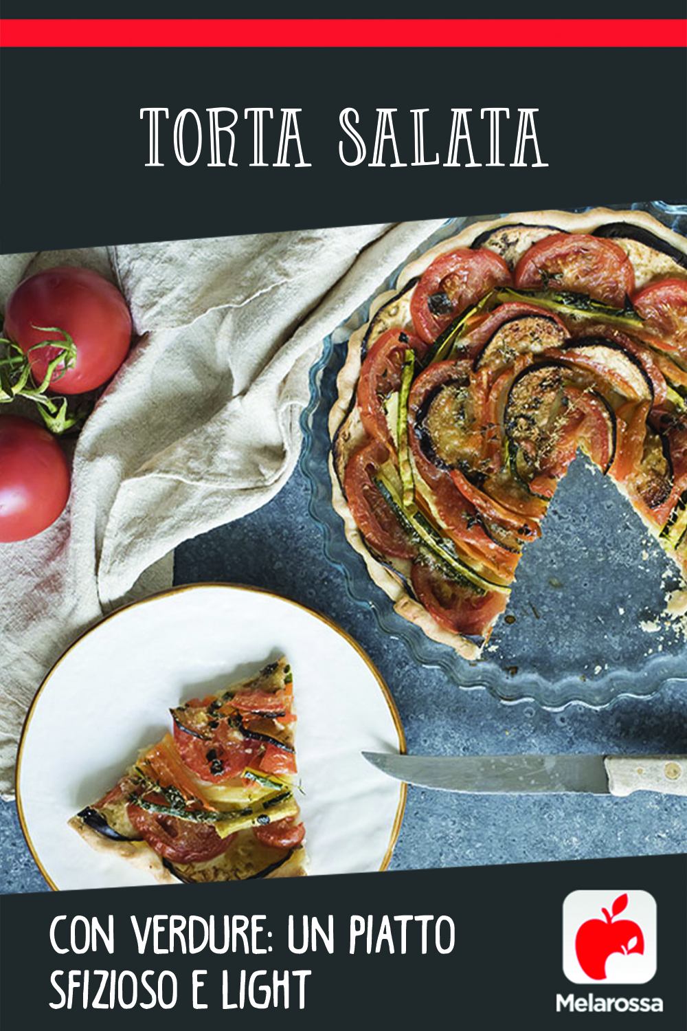 Torta salata con verdure