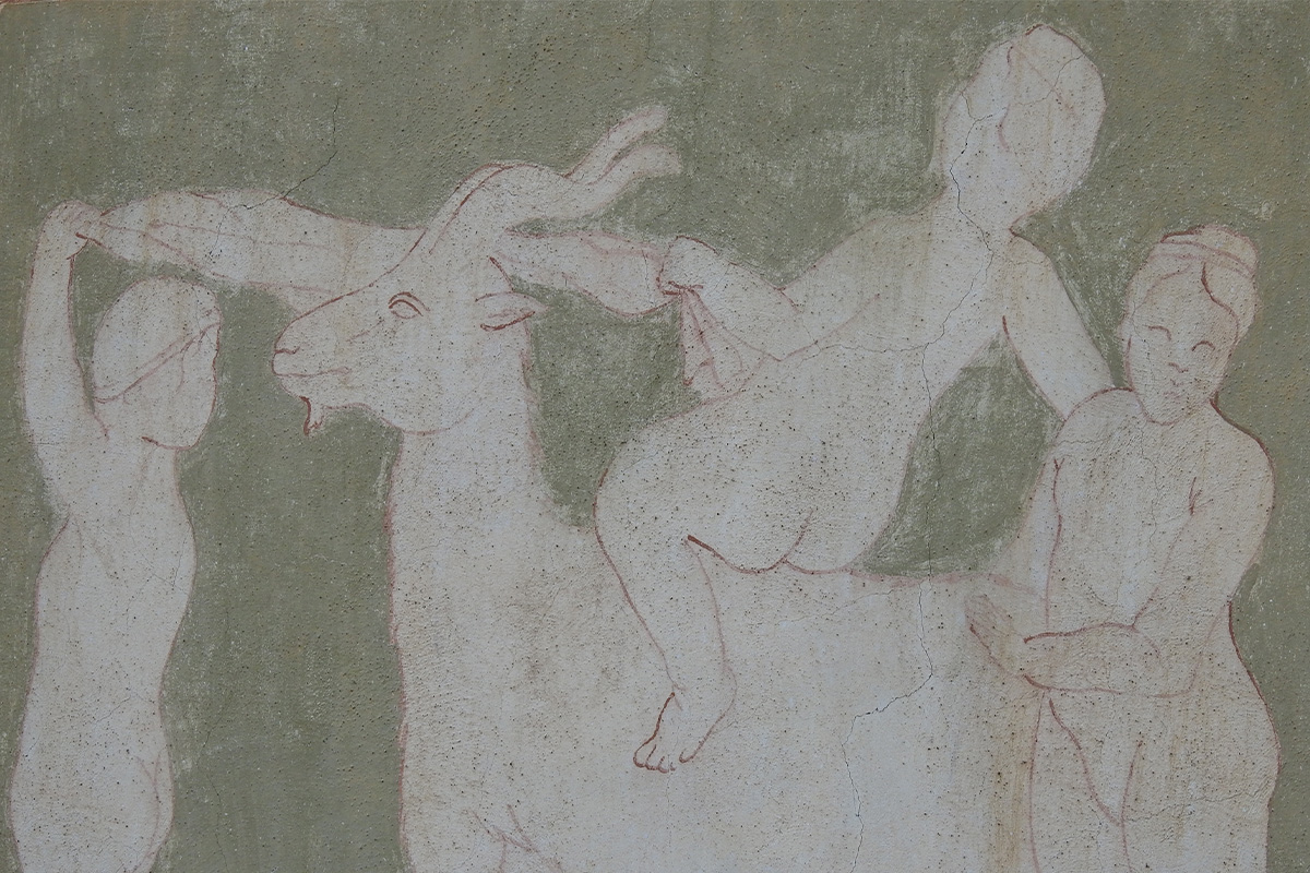 villa mazzanti affresco
