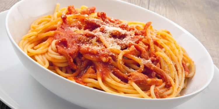 Bucatini all'amatriciana