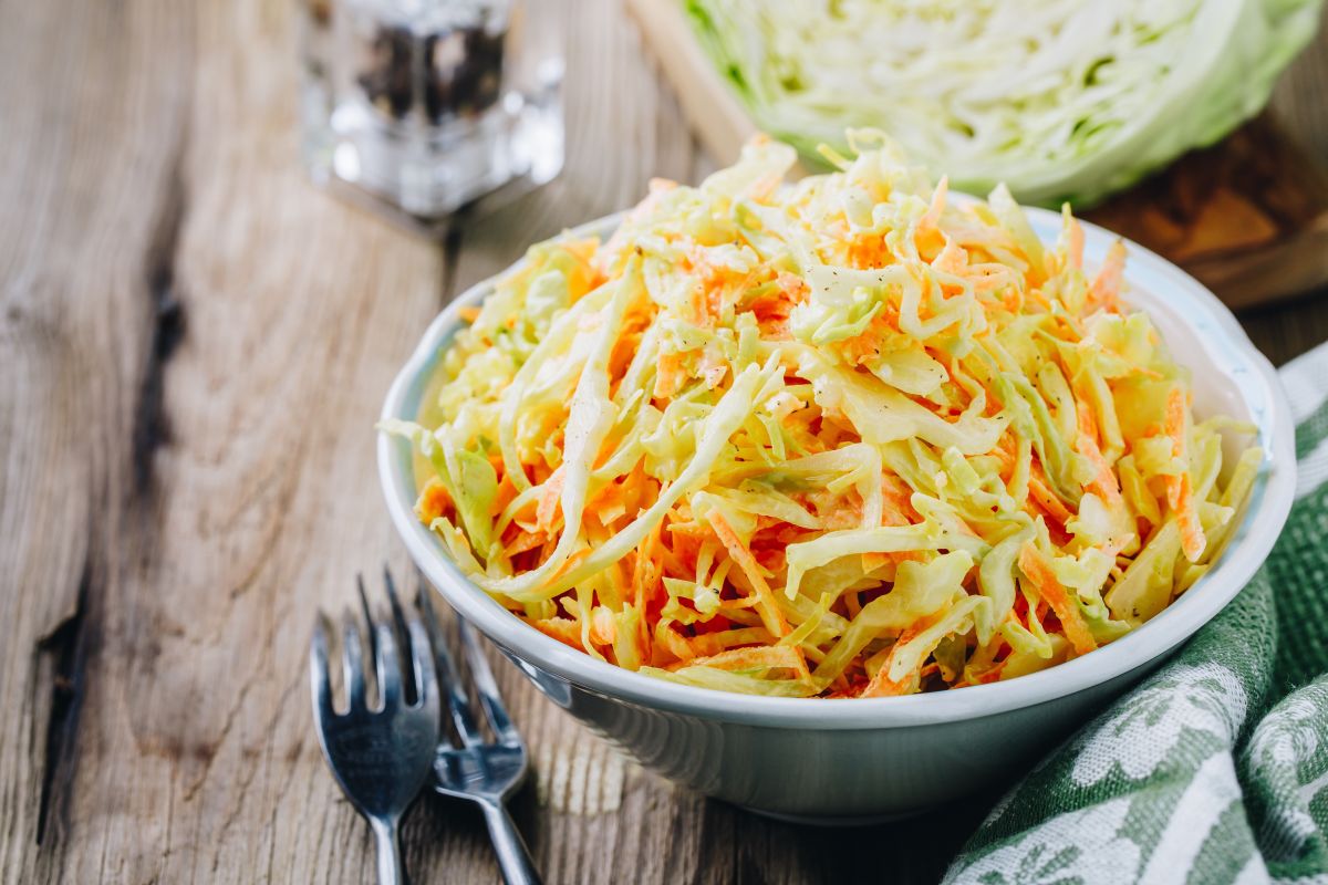 Coleslaw: insalata di cavolo e carota