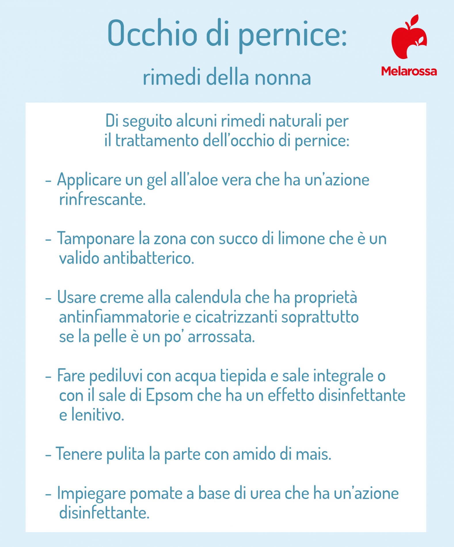 occhio di pernice rimedi 1