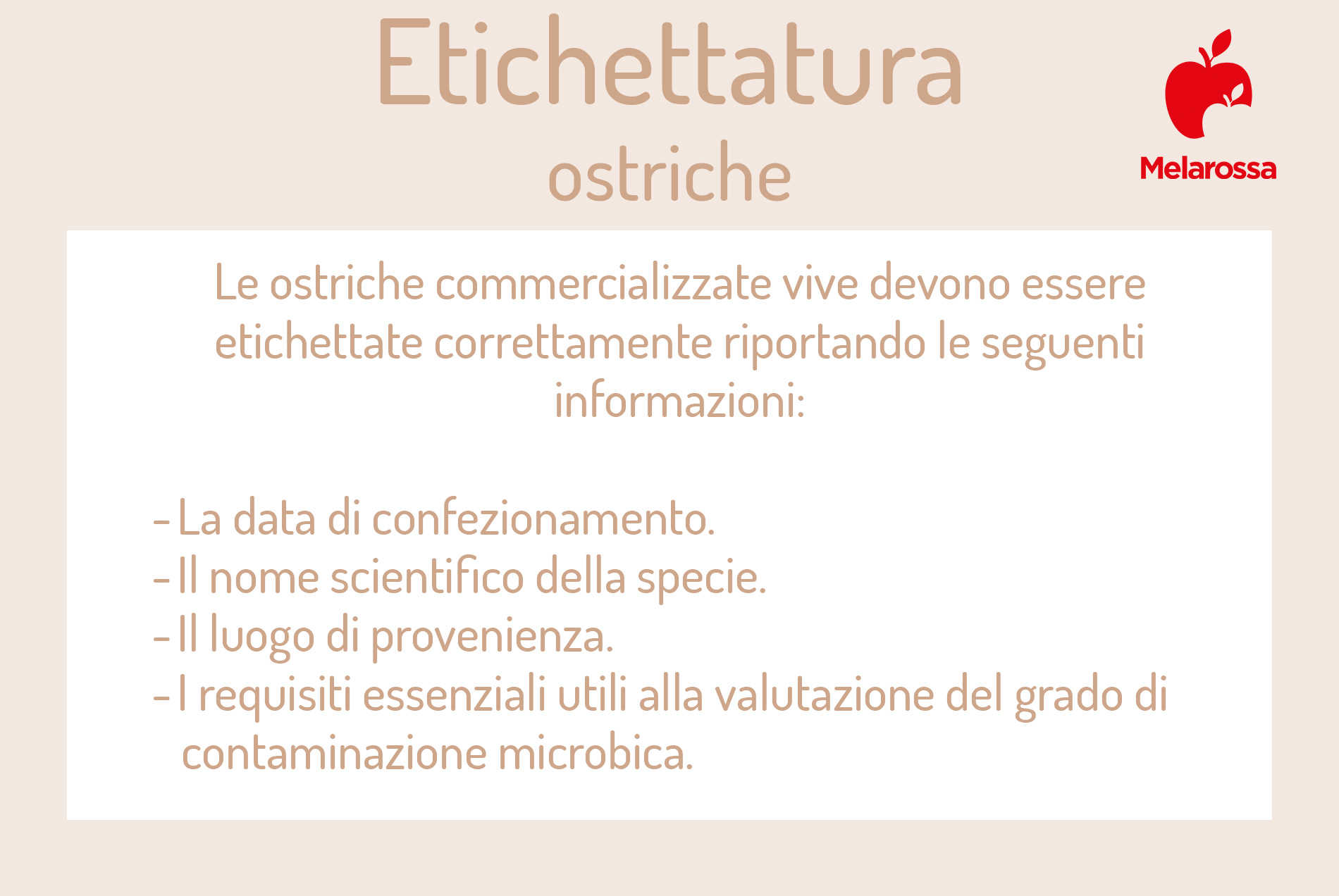 come scegliere le ostriche: L'importanza di leggere le etichette