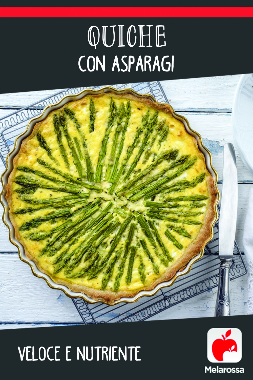 Quiche con patate, veloce e nutriente