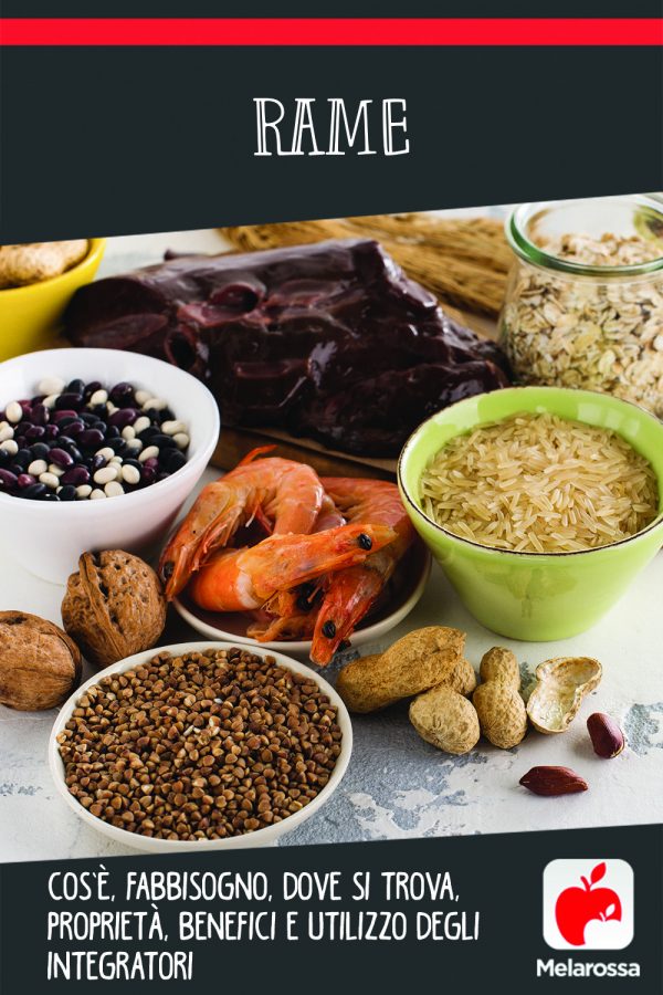 Rame cos’è, dove si trova, proprietà, benefici e utilizzo degli integratori