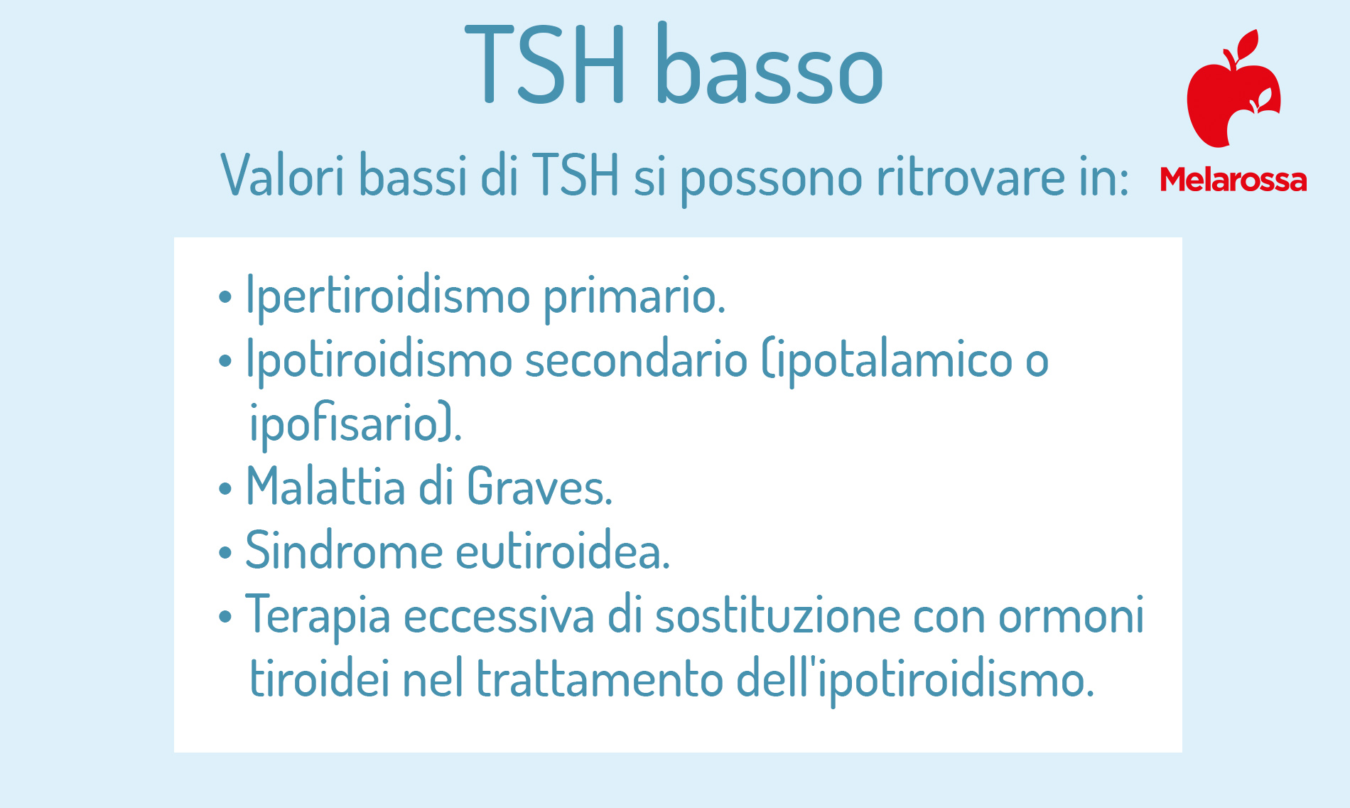 TSH basso cosa vuole dire 