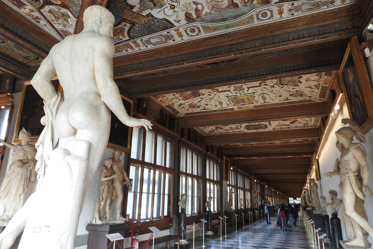 Alla scoperta di Firenze: corridoio degli Uffici