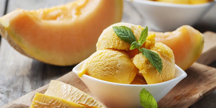 Gelato al melone: gustoso e leggero