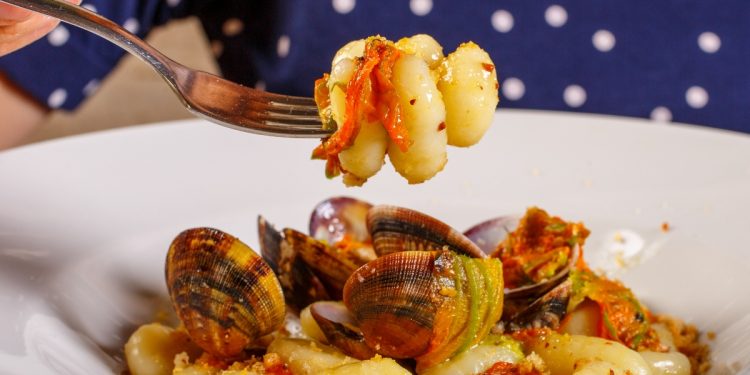 gnocchi con le vongole senza glutine