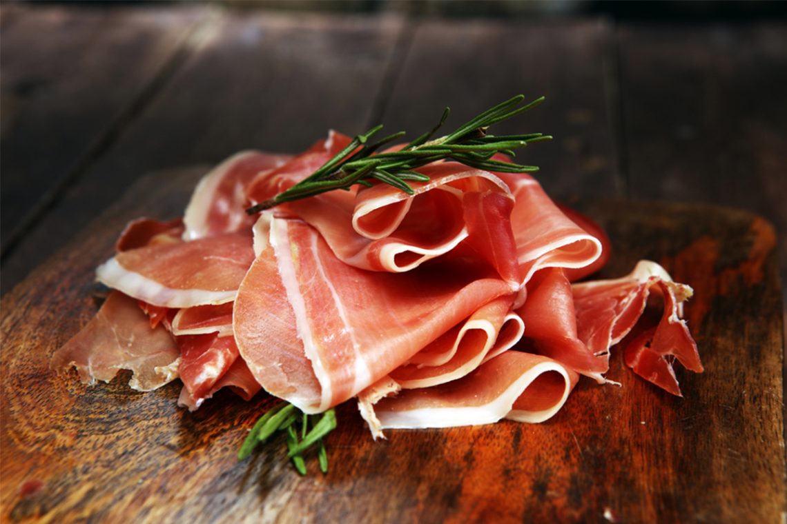 alimenti con meno di 120 calorie prosciutto crudo