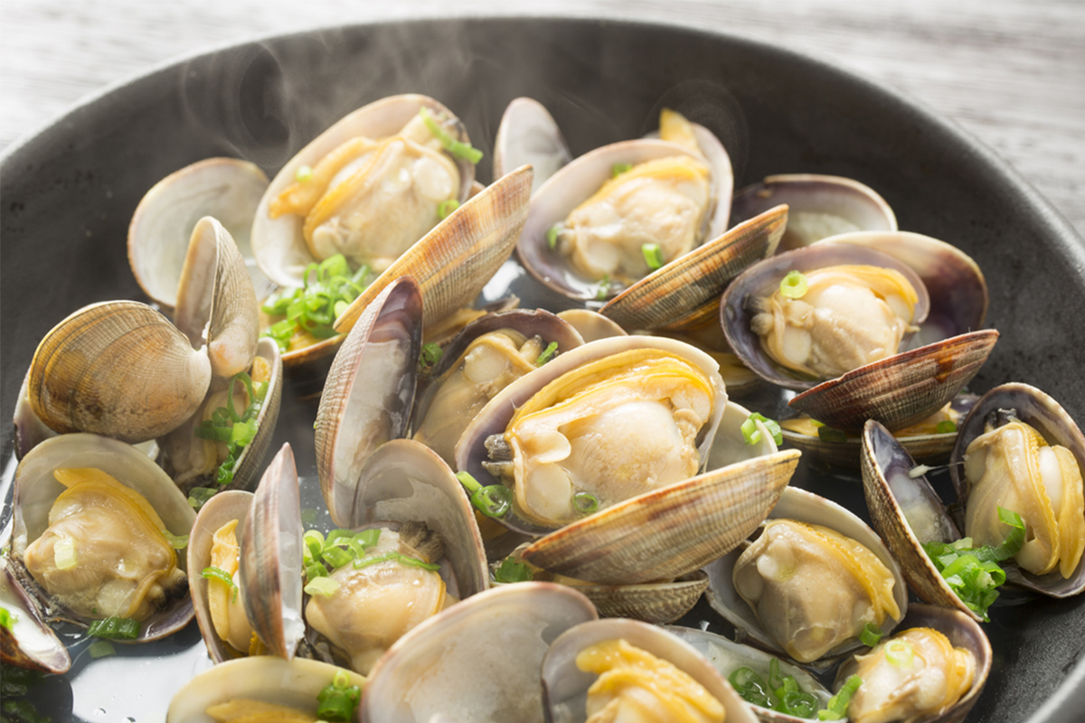 Alimenti con meno di 120 calorie: vongole