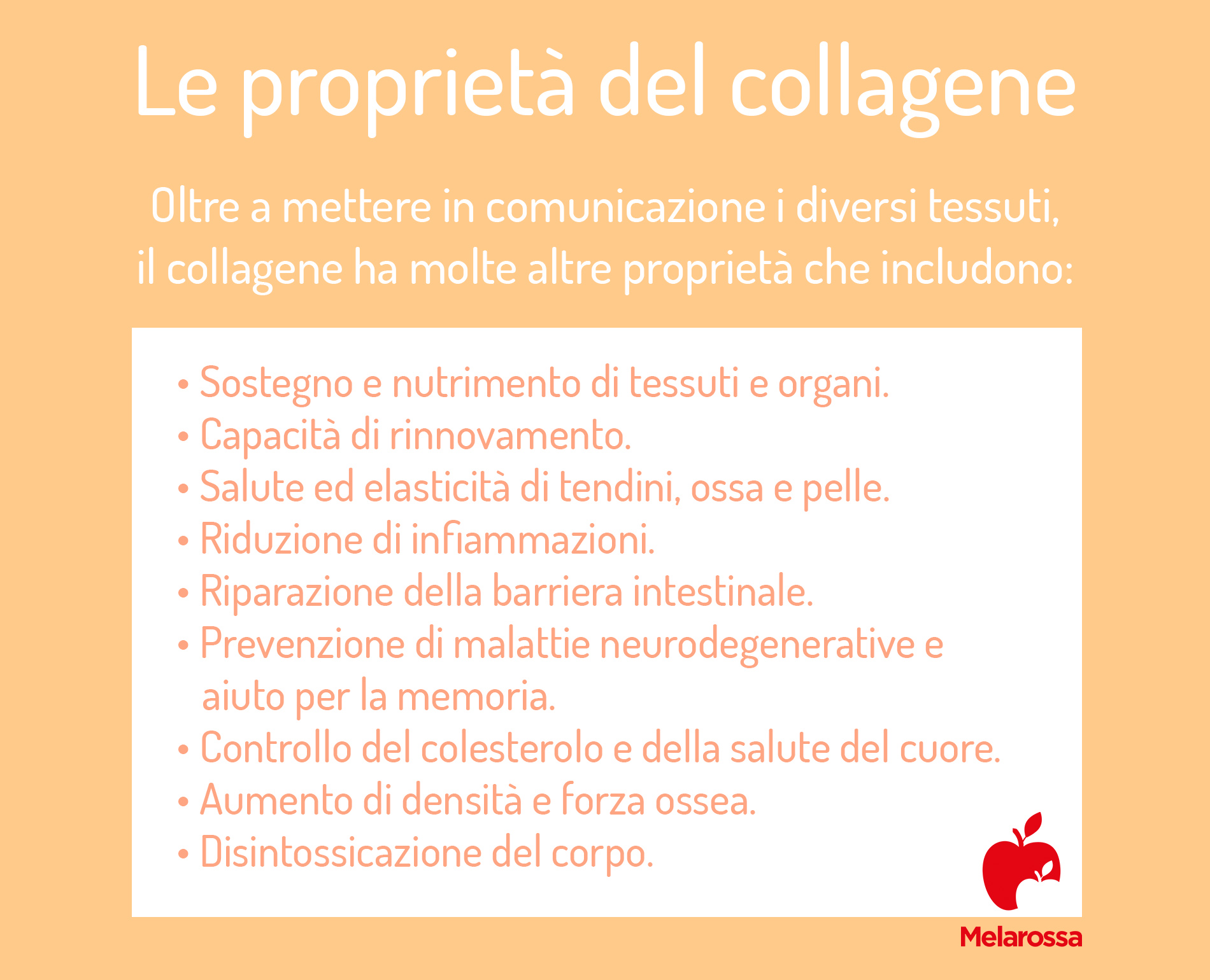 le proprietà del collagene