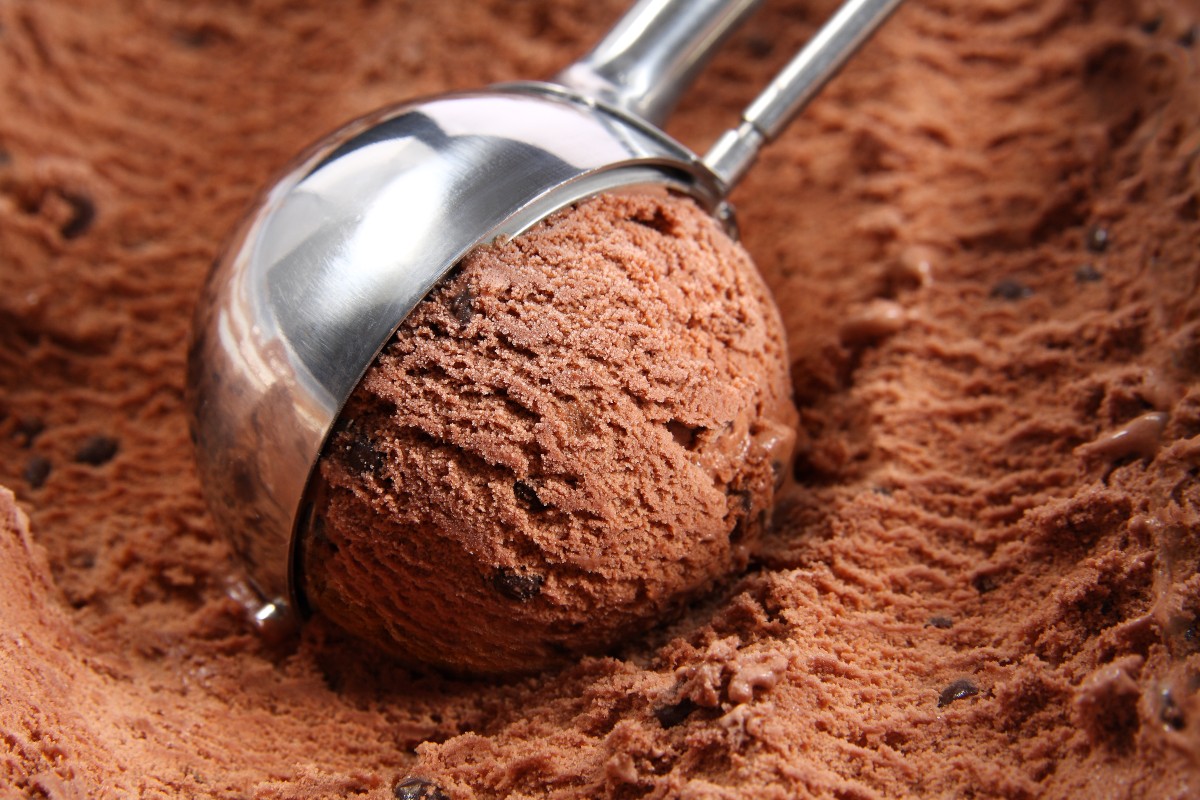 gelato al cioccolato cremoso