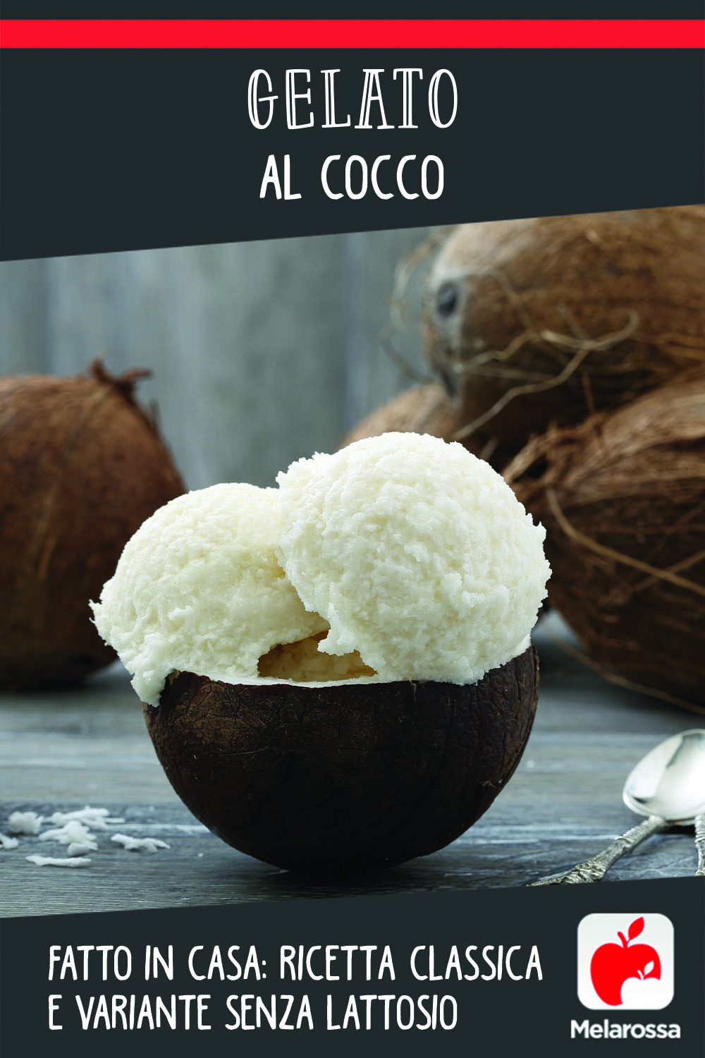 gelato al cocco fatto in casa