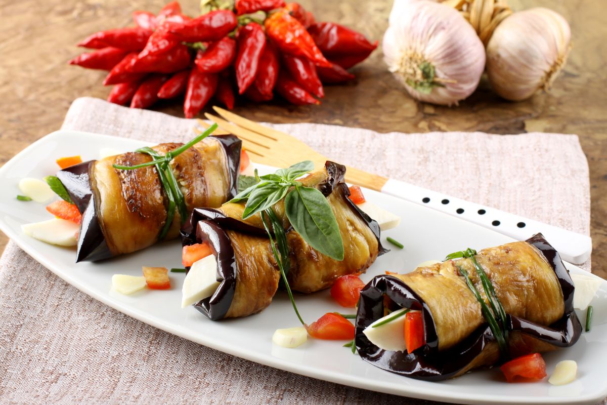 Involtini di melanzane