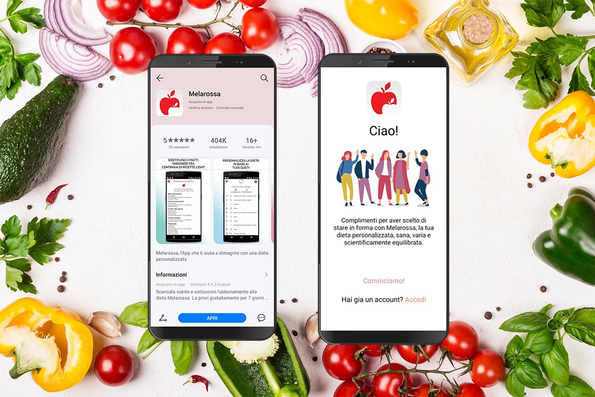 App Melarossa su Huawei