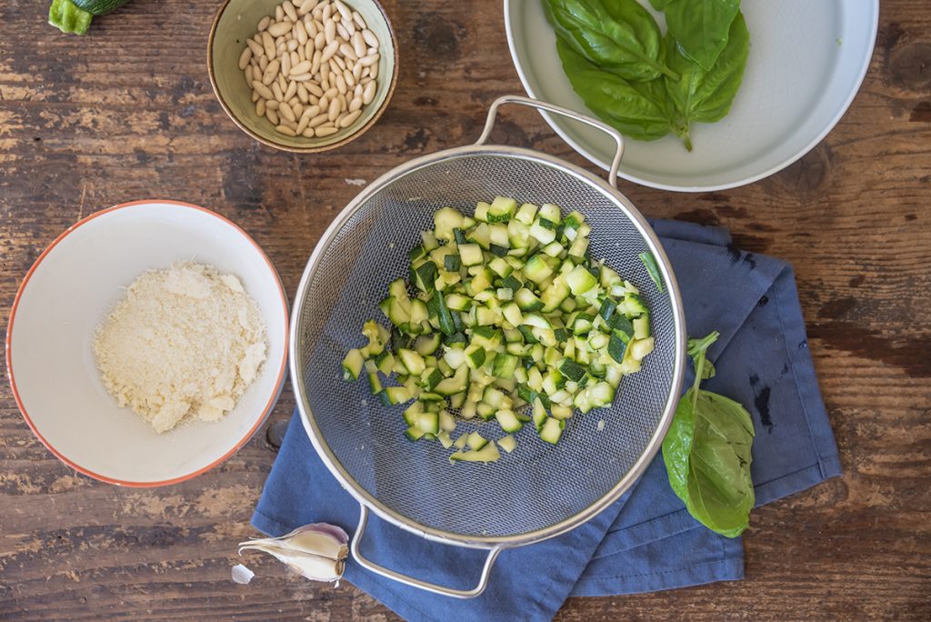 pesto di zucchine ingredienti