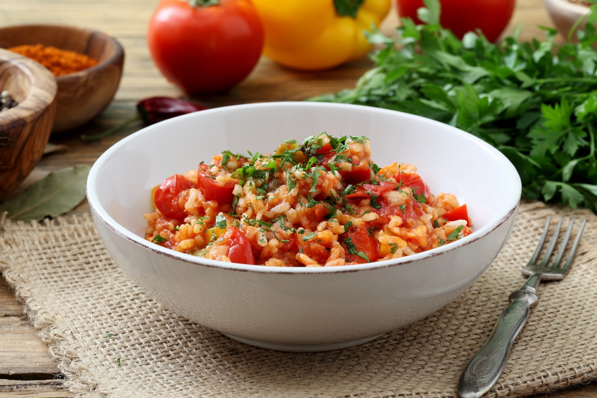 Risotto ai peperoni: ricetta