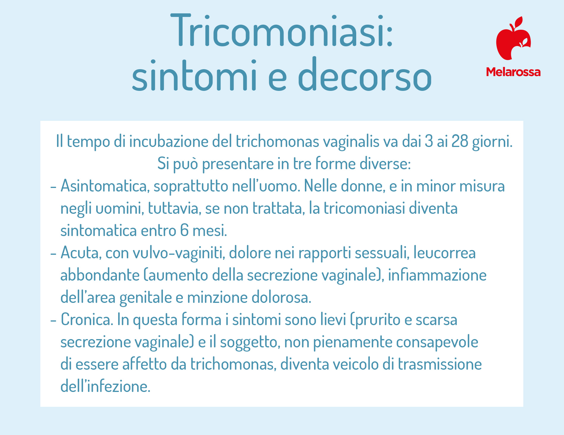 tricomoniasi: sintomi e decorso