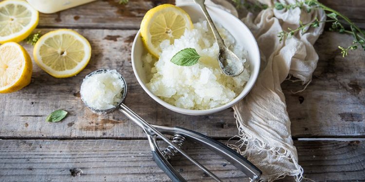 granita al limone