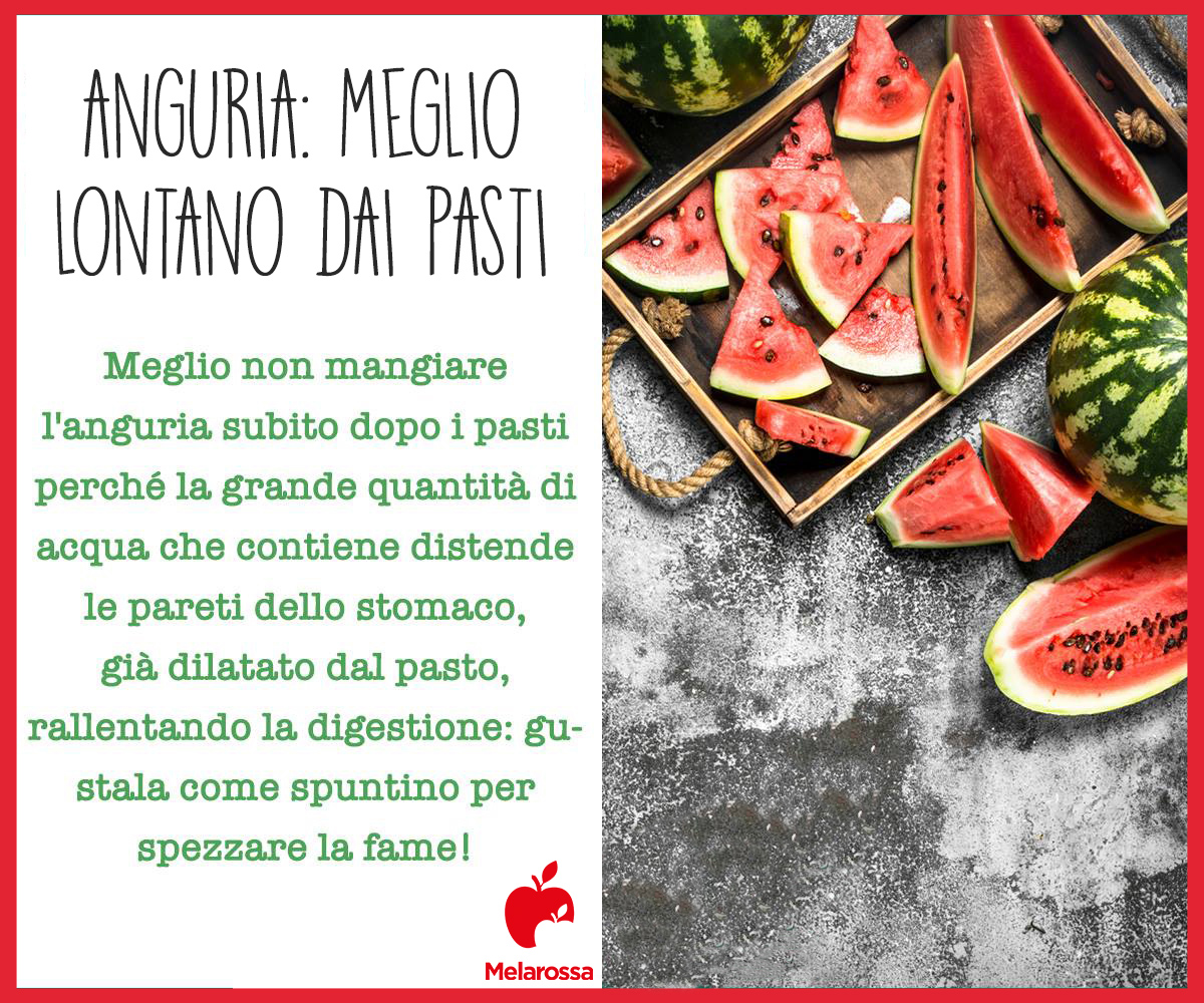 anguria: poco digeribile