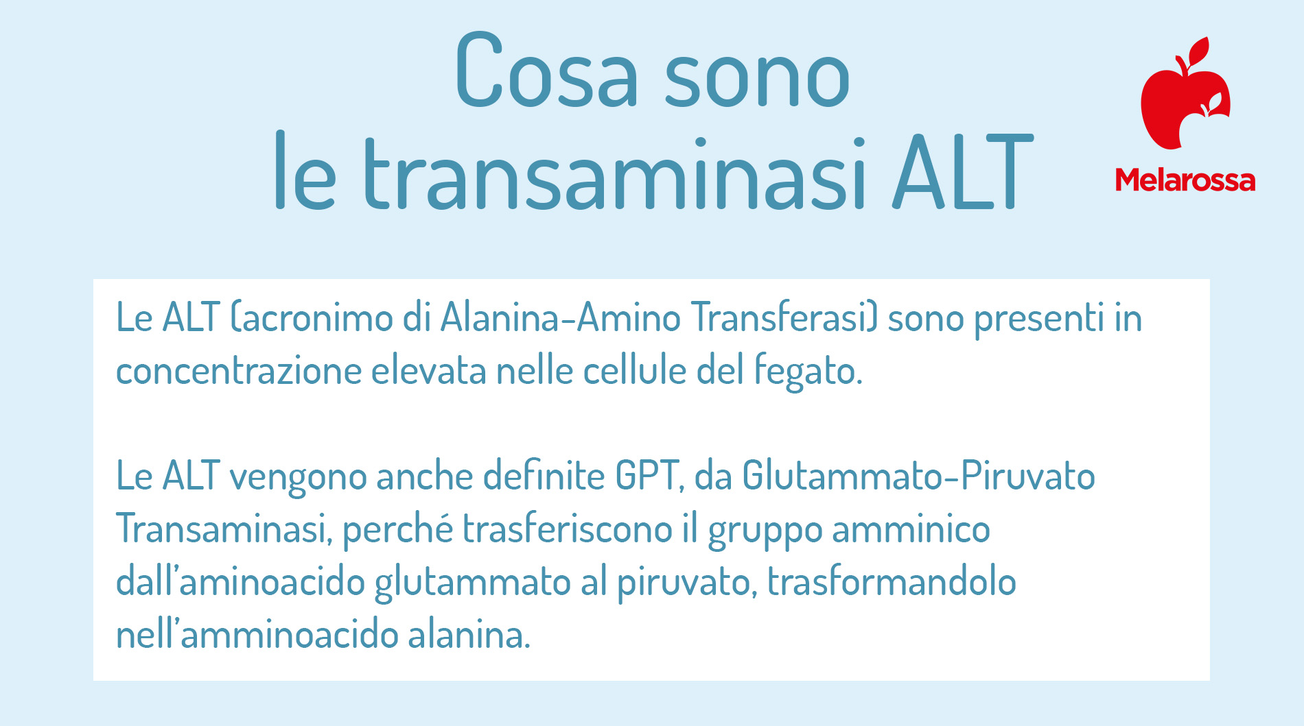 transaminasi ALT: cosa sono