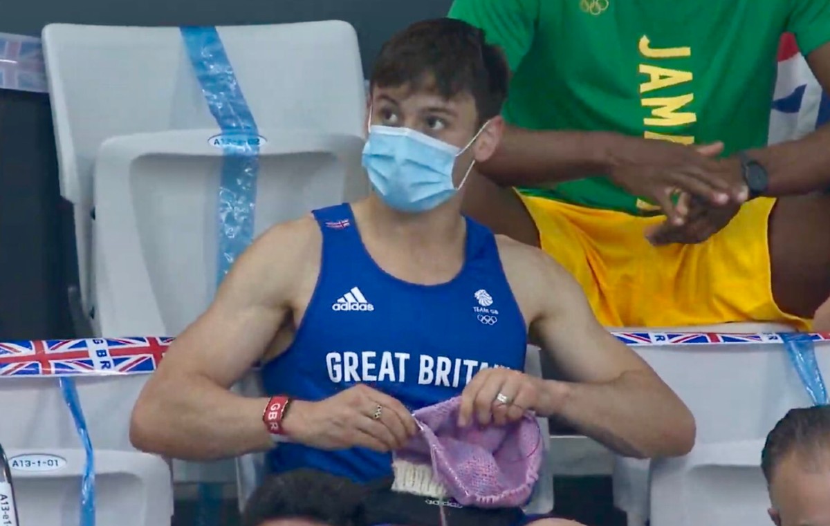 tom daley lavoro a maglia