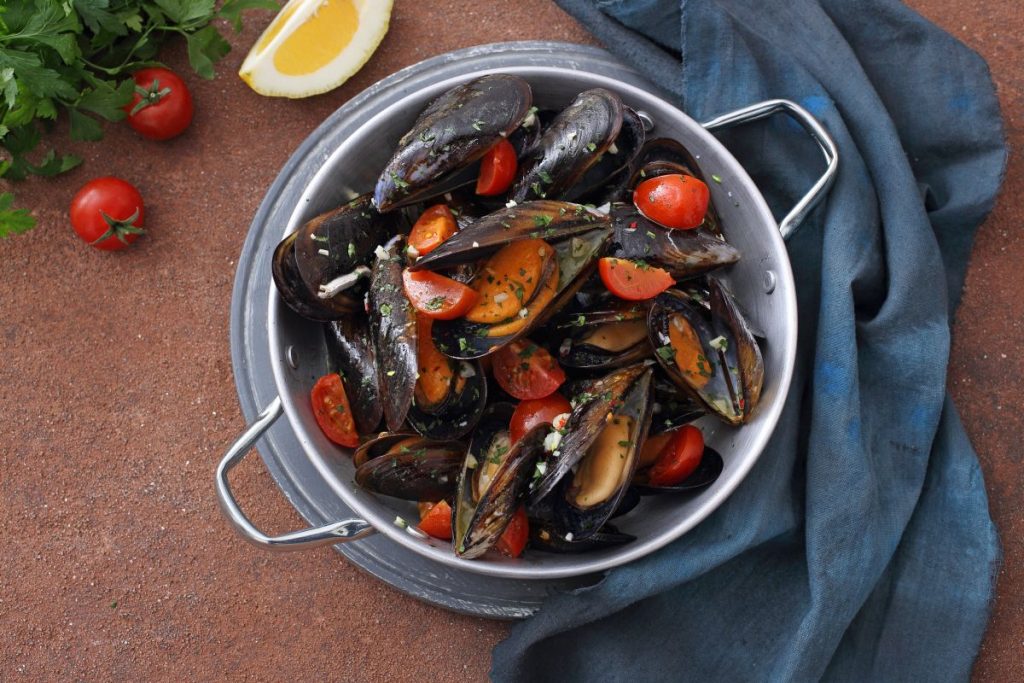 Cozze alla marinara Melarossa