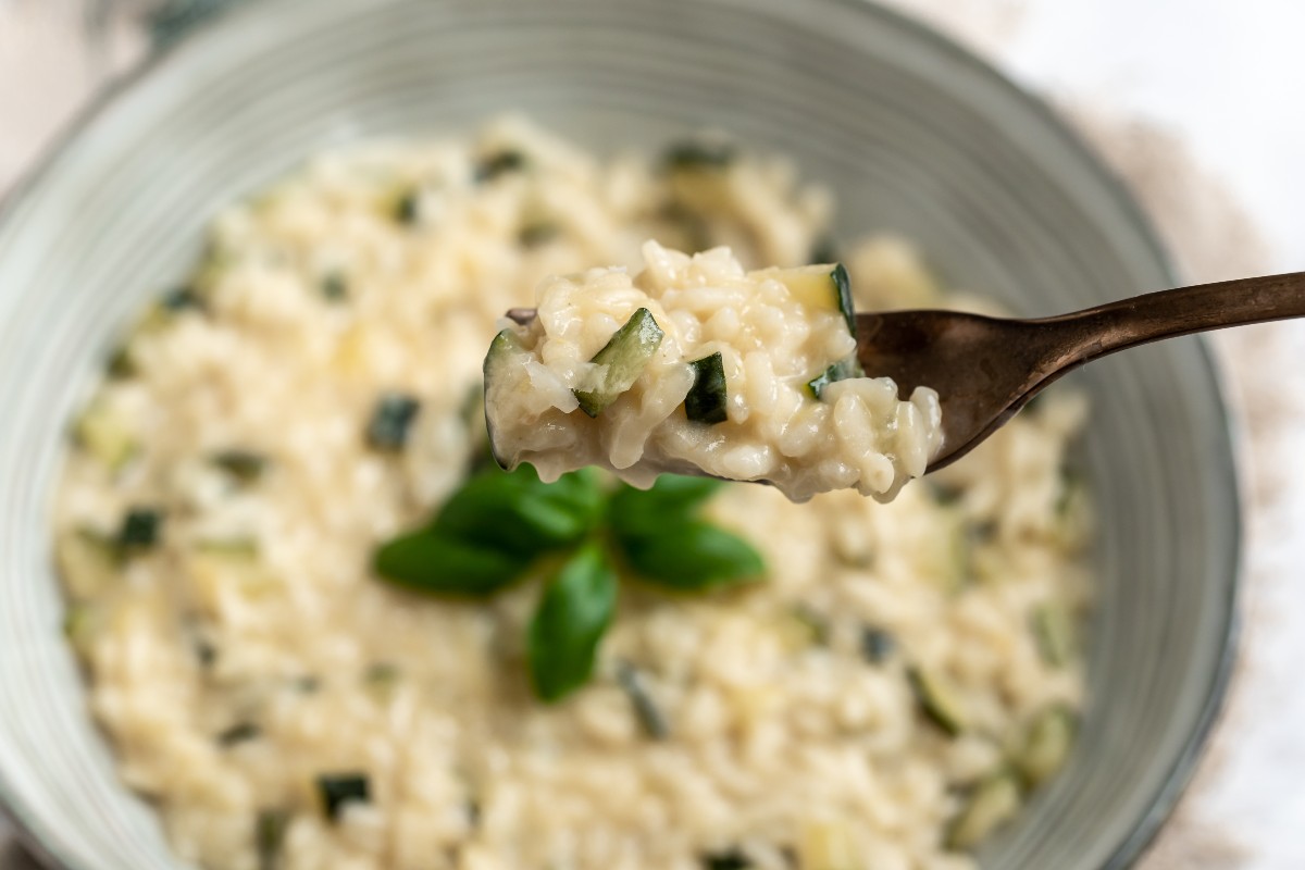 risotto con le zucchine
