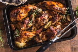 Coniglio al forno, un secondo leggero e gustoso