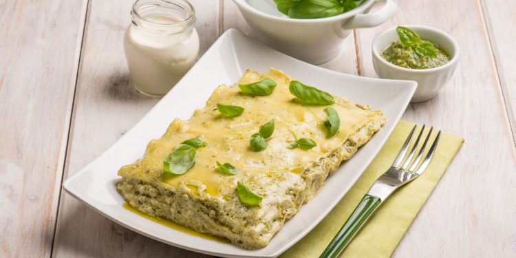 Lasagne al pesto, la ricetta classica di un primo goloso