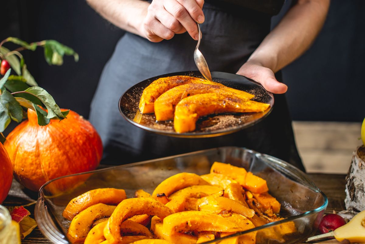 zucca al forno