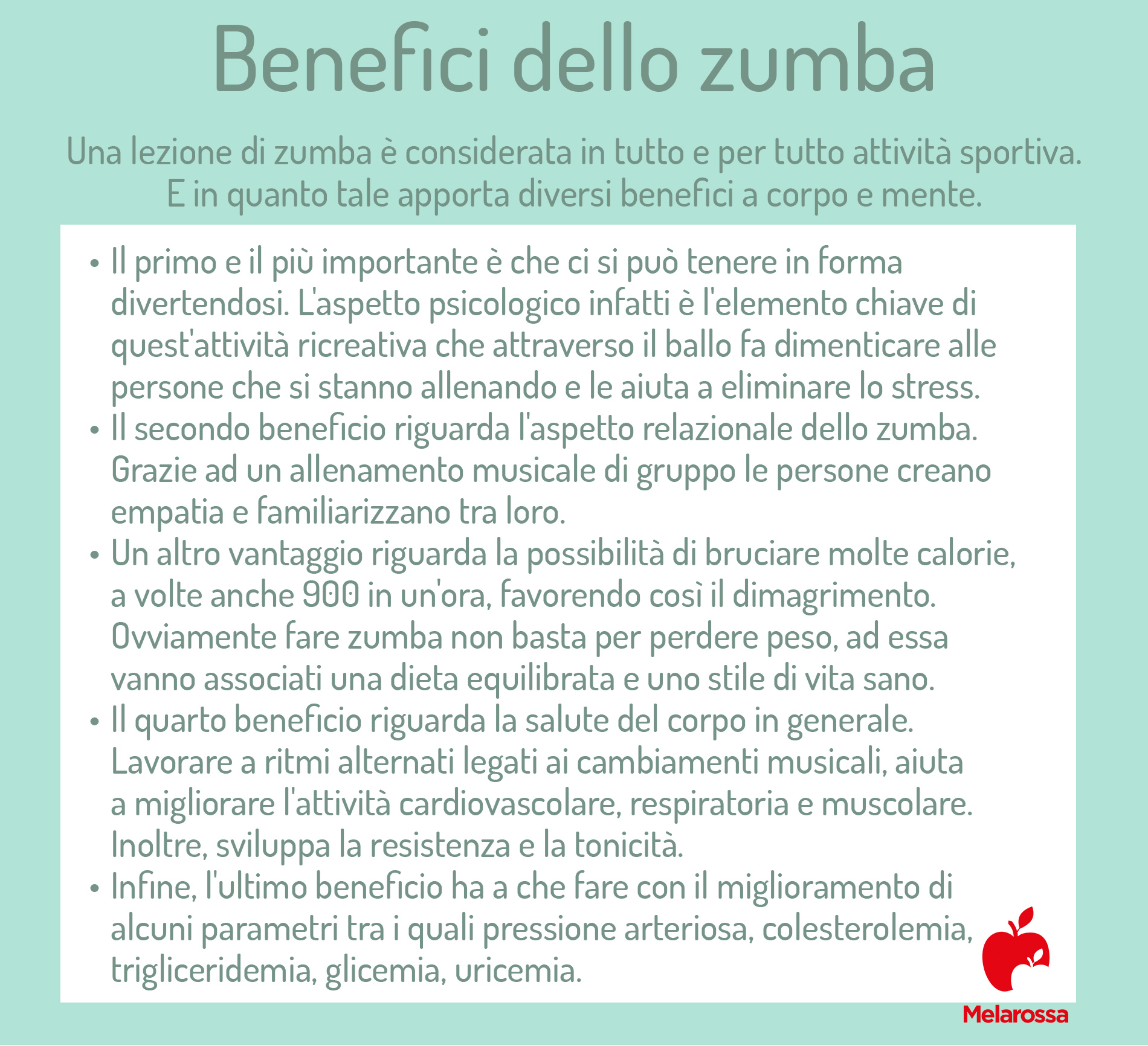 benefici dello zumba