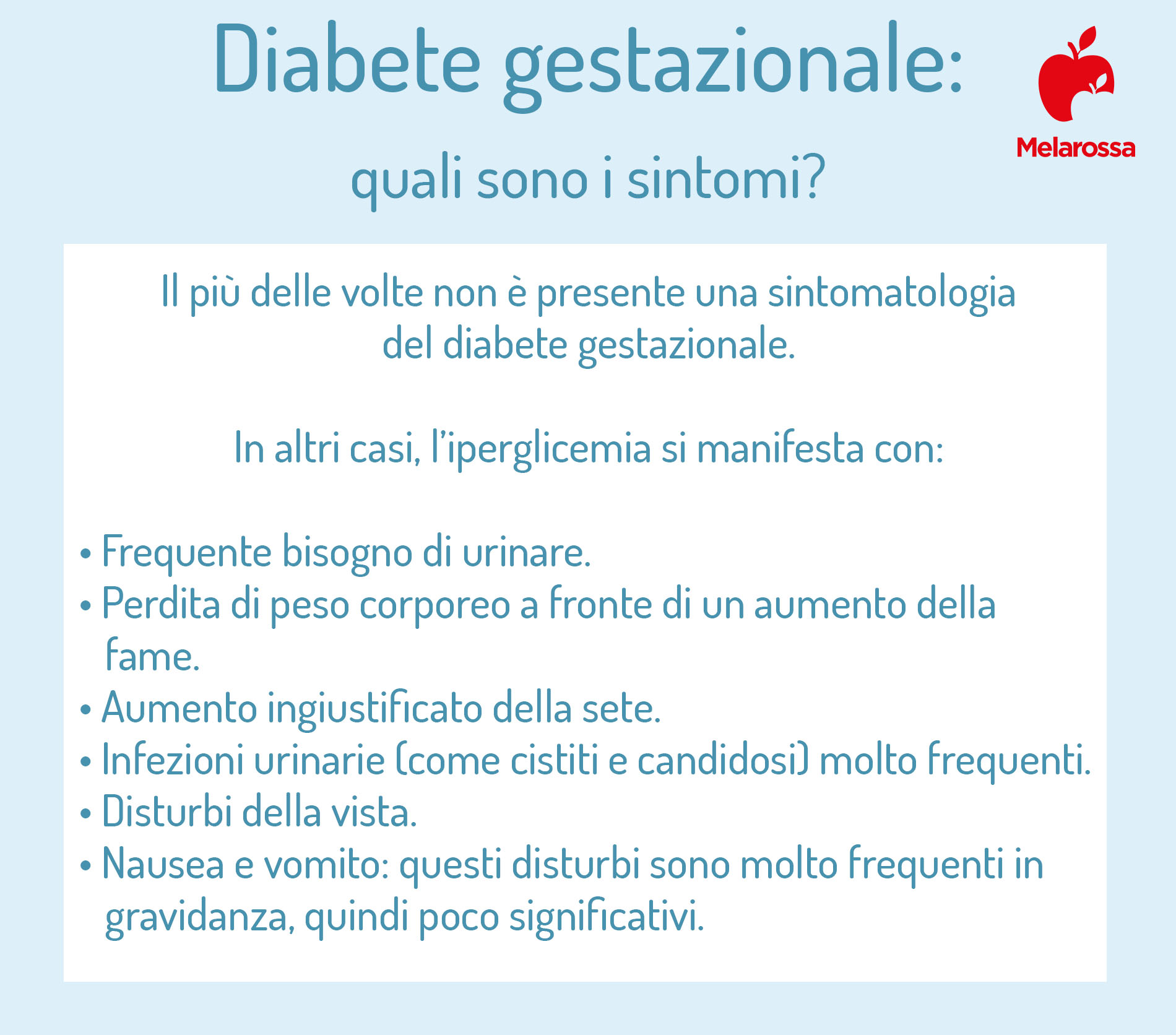 diabete gestazionale: sintomi