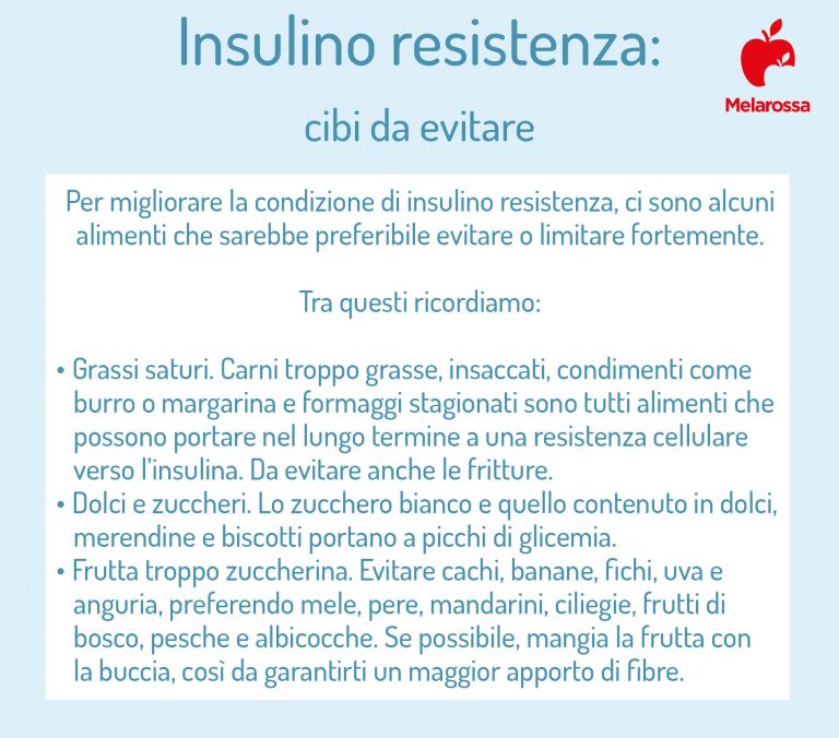 Insulino resistenza cause e trattamenti Melarossa