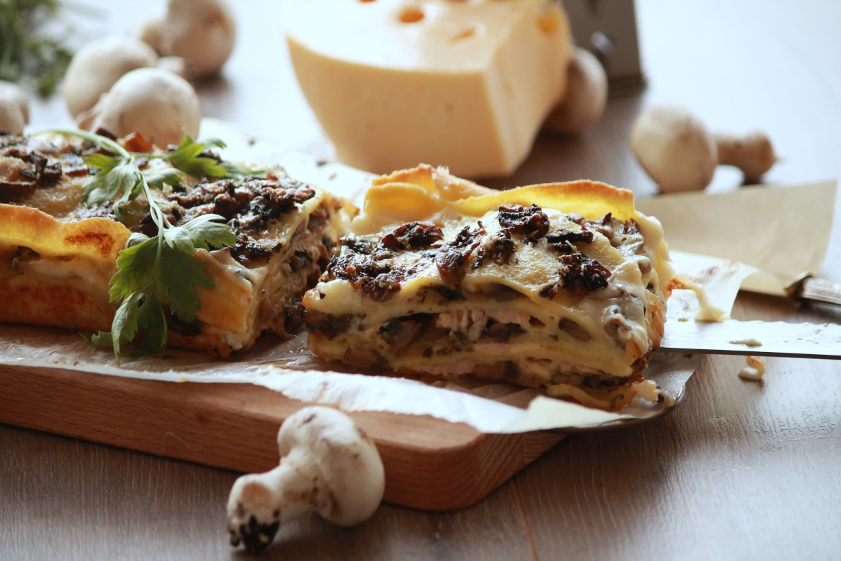 Lasagne ai funghi: la ricetta