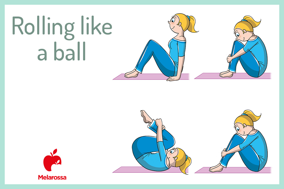 pilates: rolling like a ball