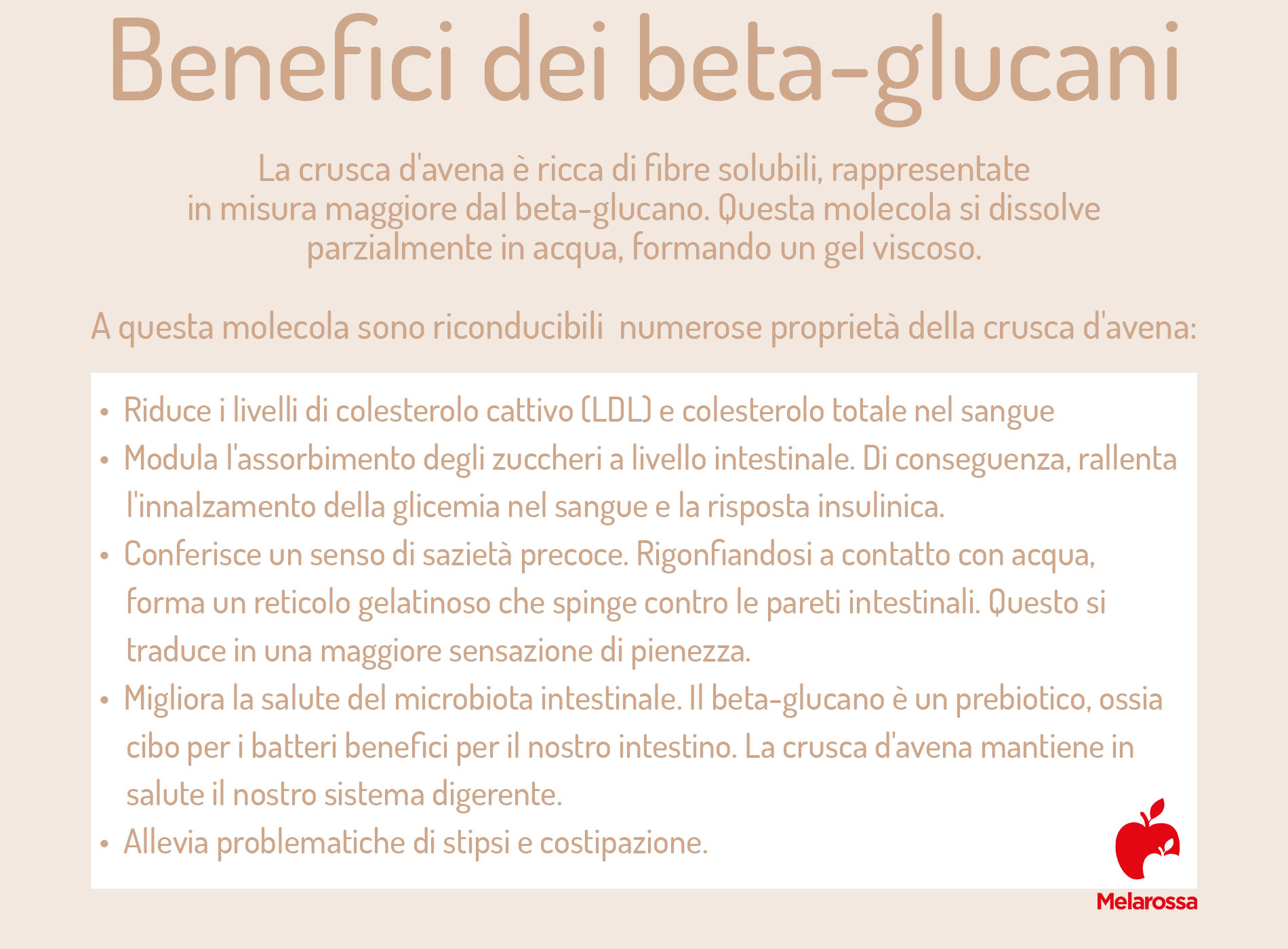 crusca d' avena e beta-glucani: benefici per la salute