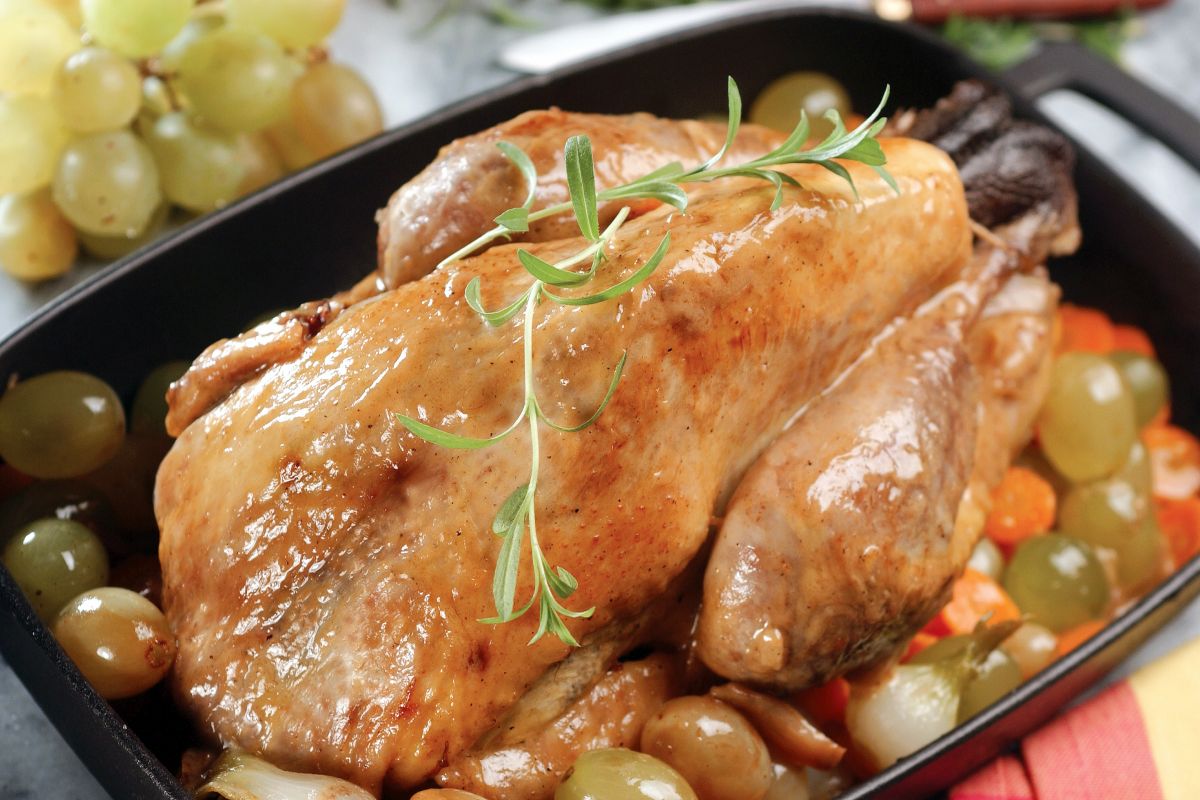 faraona ripiena, gustosa sia al forno che in padella