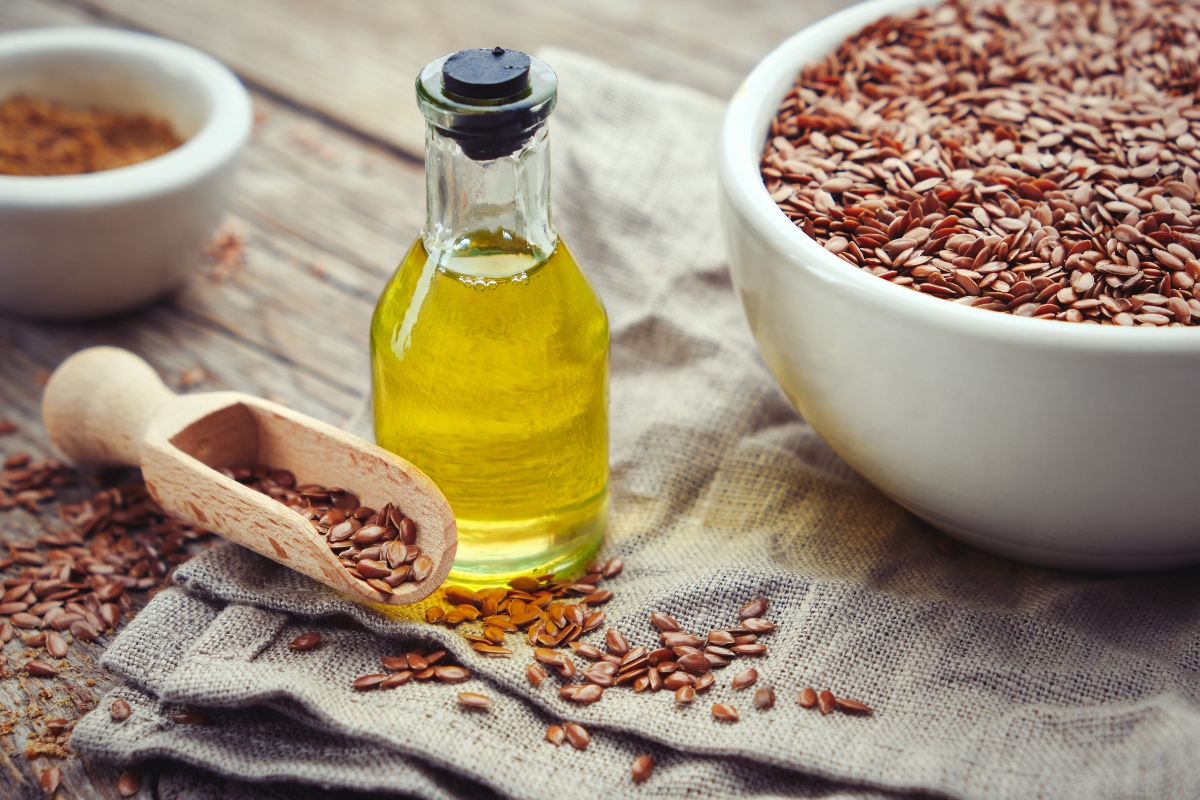 olio di semi di lino e omega-3