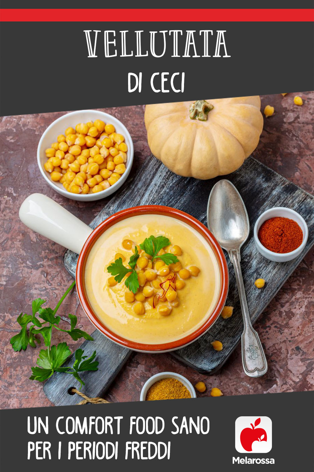 Ricetta Vellutata di ceci, un comfort food sano per i periodi freddi