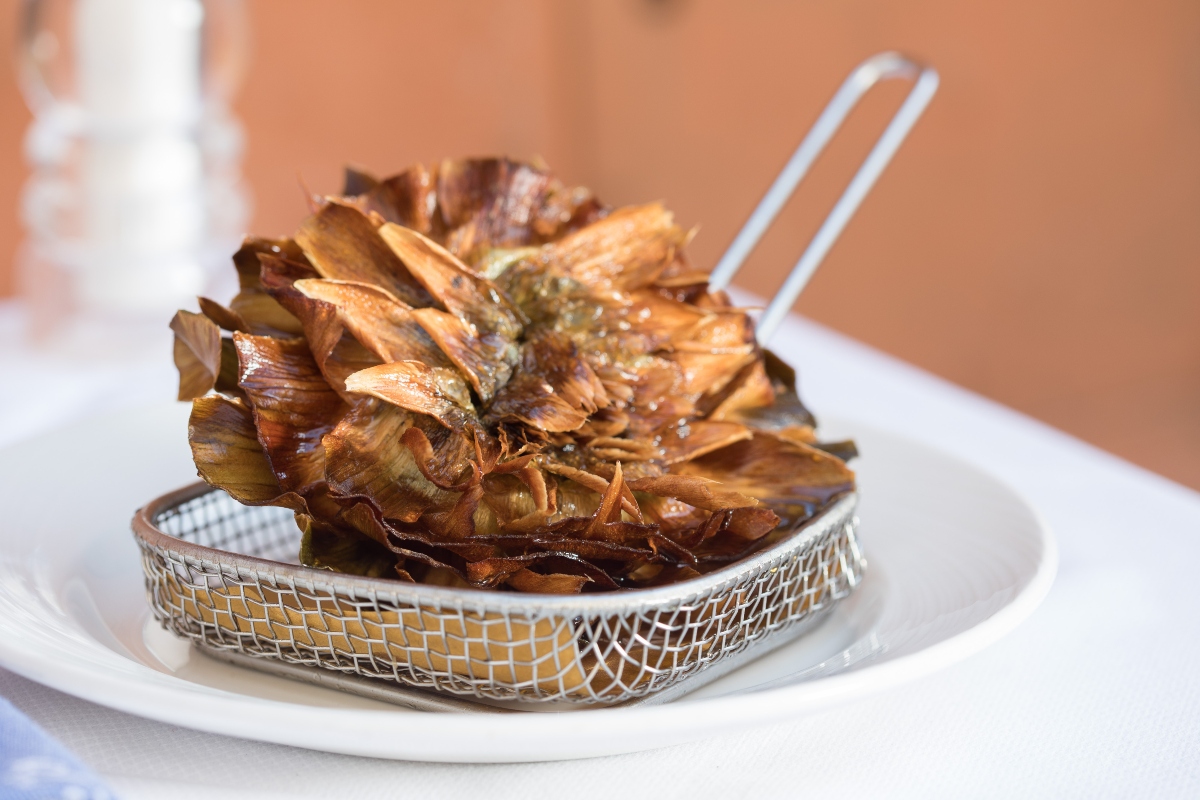 carciofi alla giudia: ricetta