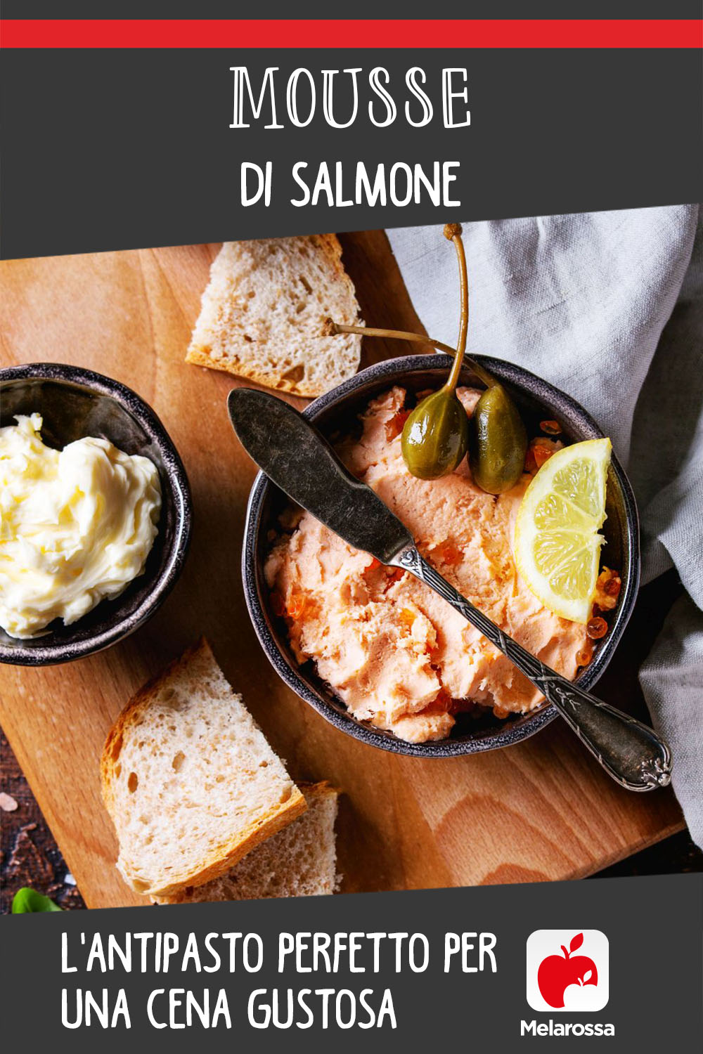 Mousse di salmone, l'antipasto perfetto
