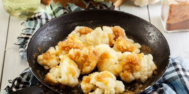 cavolfiore in padella gratinato