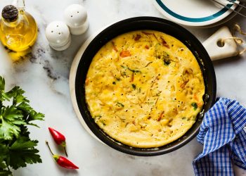 frittata con farina di ceci