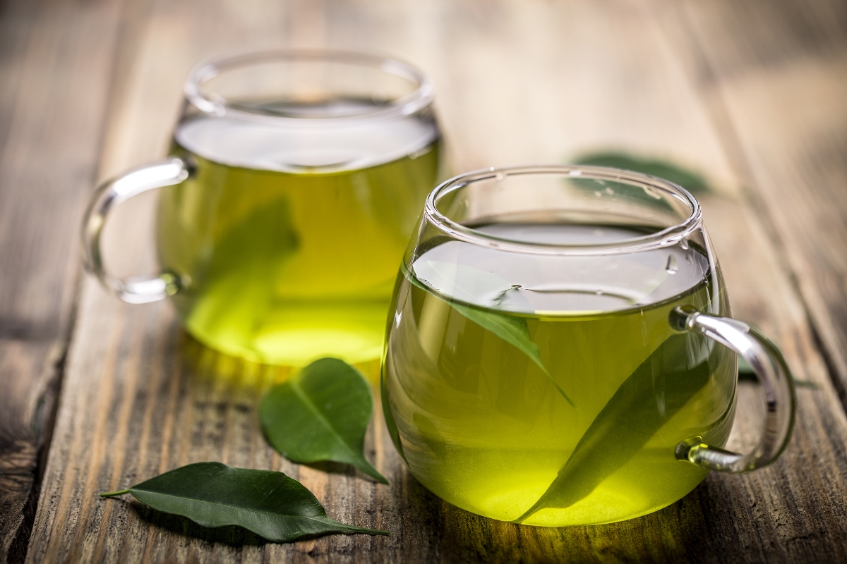 antibiotici naturali: foglie di tè verde