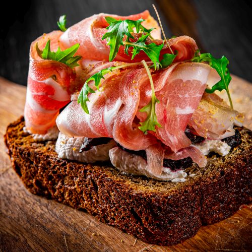 panino integrale con prosciutto ricetta