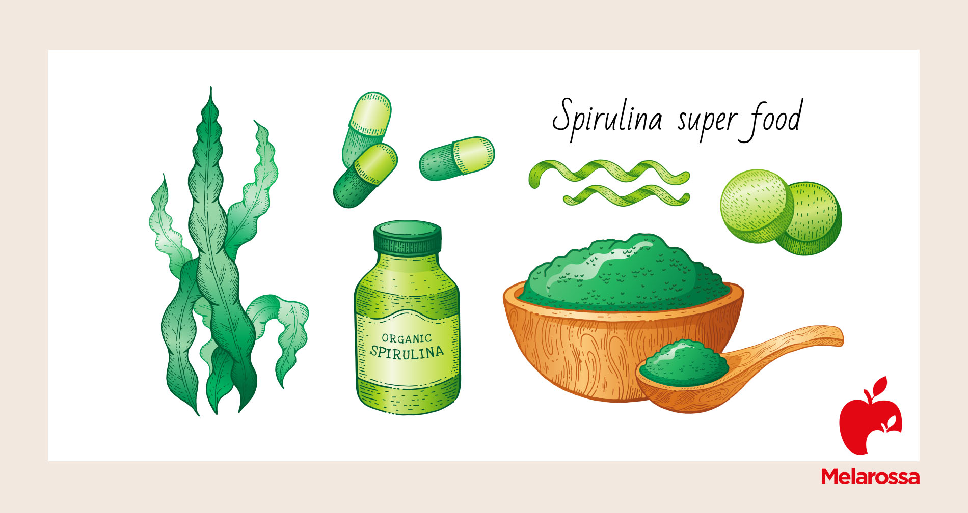 alga spirulina è un super food